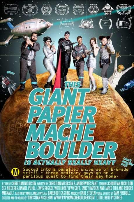   Three ordinary guys are thrust into a parallel world of an old Sci-Fi movie. Trapped in a low budget universe they must somehow fight their way home before it is too late.  